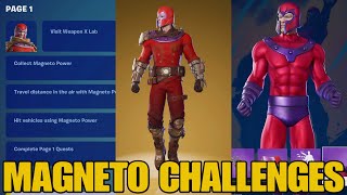 Fortnite Magneto Challenges  FREE REWARDS fortnite [upl. by Inesita]