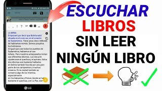 Aplicacion para escuchar libros sin leer ningun libro [upl. by Pip]