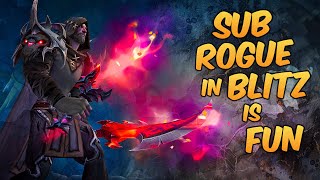 Sub Rogue PvP Blitz TWW World of Warcraft RBGB [upl. by Arlie159]