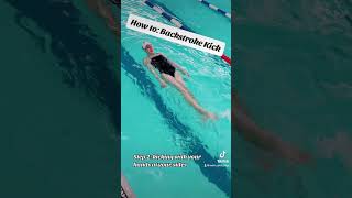 Backstroke kick drills [upl. by Aztiley]