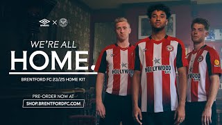 WERE ALL HOME  Brentford FC 202325 Home Kit launch 🤩 [upl. by Thorley515]