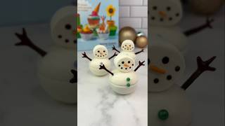 1️⃣9️⃣ Wibble wobble snowmen ⛄️ cakedbyrach christmas cakeart christmascountdown snowman cute [upl. by Atinram]