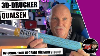 QUALSEN UV Schutz Folie fuÌˆr mein 3D Druck Studio bringt das was [upl. by Denie]