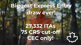 Wait what 27000 ITAs issued in February 13 Express Entry draw for CEC candidates 🇨🇦😱 [upl. by Nica619]