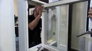 How to seperate sash from frame on Rationel AURAPLUS Sideswing windows [upl. by Nelav]