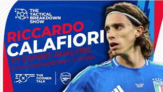 Riccardo Calafiori to Arsenal Transfer Tactical Breakdown  Expert Insight Stats and Analysis [upl. by Avehs56]