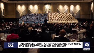 Tabernacle Choir at Temple Square performs for first time in the Philippines [upl. by Arbed]