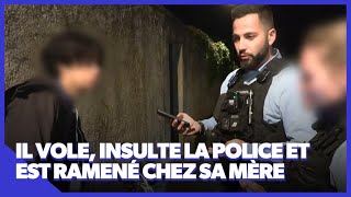 Il vole insulte la police et est ramené chez sa mère [upl. by Enelyad]