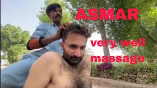 ASMAR Massage ll Headache pain relief massage performed for relaxation by Abbas Barber [upl. by Nilla]