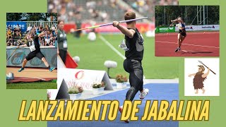 ATLETISMO 🎽➖ Reglamento técnica y récords del lanzamiento de JABALINA [upl. by Yelsa226]