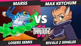 The Throne 2 LOSERS SEMIS  Marss Ranno Vs Max Ketchum Fleet Rivals of Aether 2  RoA2 [upl. by Sheeb]