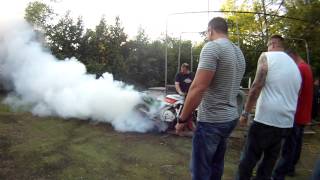 2013 Laconia Bike Week Burnout 2 [upl. by Matronna]