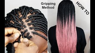 Tips and Tricks Gripping The Roots BOX BRAID TUTORIAL TRY THIS METHOD TO LEARN HOW TO BRAID [upl. by Jessa]