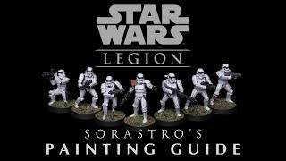 Star Wars Legion Painting Guide Ep4 Stormtroopers [upl. by Einiar]