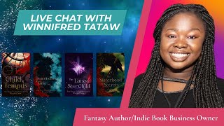 Live Chat With Winnifred Tataw Fantasy AuthorIndie Book Business Owner [upl. by Rooker764]