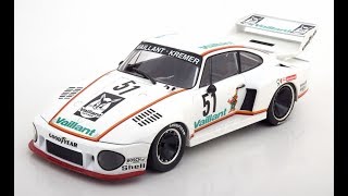 Modelissimo Norev Porsche 935 DRM Zolder 1977 118 [upl. by Ydnil]