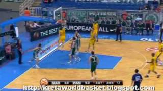 Euroleague 2010  Top 16  Week 2 Maroussi  Panathinaikos Athens 8078 4210 highlights PAO [upl. by Rasecoiluj573]