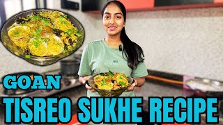 Goan Tisreo Sukhe Recipe  Clams Dry Recipe konkanivlog [upl. by Ardua26]