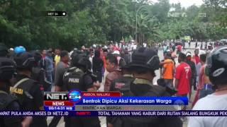 Antisipasi Bentrok Warga di Ambon Maluku Diungsikan  NET24 [upl. by Nyrahtak]