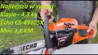 Wypożyczyliśmy piłę Echo CS4310SX  nowość a więc quotunboxingquot oraz odpalamy pierwszy raz Chainsaw [upl. by Corinne]