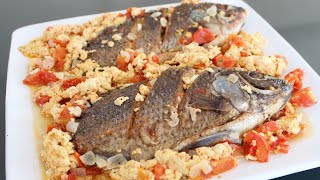 How To Cook Sarciadong Tilapia  The Best Fish Sarciado Recipe [upl. by Baten]