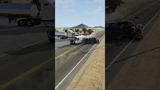 Realistic Highway Car Crashes 24 [upl. by Bucky]