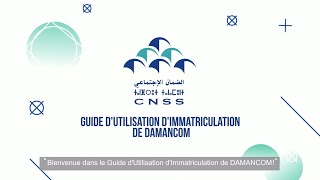 Nouveau DAMANCOM  Guide d’Utilisation d’Immatriculation [upl. by Shatzer246]