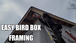 HOW TO  Build A Bird Box For Soffit [upl. by Eyahs967]