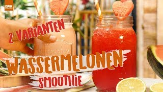 Erfrischender Wassermelonen Smoothie  Kochen für Kinder [upl. by Foley85]