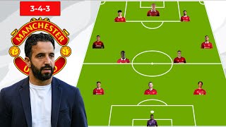 How Ruben Amorim Will Transform Manchester United  Predicted Lineup amp Tactics for EPL 202324 [upl. by Aleen]