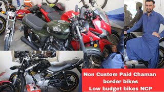 New Honda cbr 650cc Tram 250ccYamaha vbr 125cc NCP bikes Chaman border bikes Heavy bikes Market [upl. by Inez]