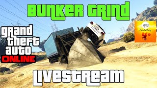 GTA Online Double Money Bunker Grinding Livestream [upl. by Maritsa]