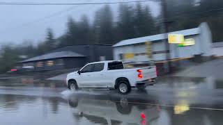 Salzer Creek Flooding From NE Exhibitor Rd Bridge [upl. by Kelci]