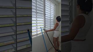 Lavar ventanas y poner cortinas cleaningmotivation home interiordesign [upl. by Elodea302]