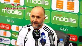 CONFERENCE DE PRESSE DE DJAMEL BELMADI AVANT LES MATCH FACE AU CAP VERT ET LEGYPTE [upl. by Arly]