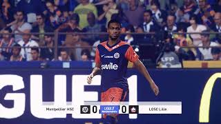 Montpellier vs Lille 22 Résumé Buts  Ligue 1 202425 [upl. by Mufinella692]