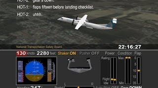 Flight Path Loss of Control on Approach Colgan Air Inc [upl. by Daye]