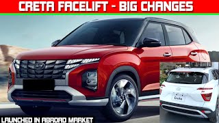 Creta Facelift 2022  Launch in India Price New Features [upl. by Hattie]