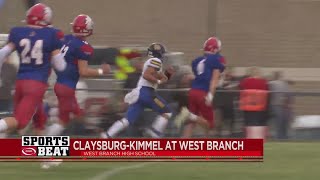 Sportsbeat week 3 ClaysburgKimmel at West Branch [upl. by Minica]