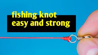 How to tie a strong and reliable fishing knot for all types of fishing  fishing tips [upl. by Ozen]