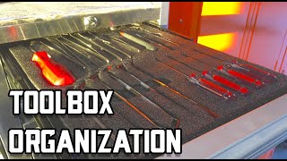 Shop Toolbox Tool Organization  Toolbox Organization Part 1 [upl. by Ailaht]