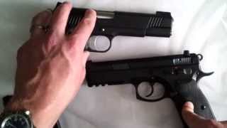 CZ SP01 vs 1911 KIMBER [upl. by Anselme]