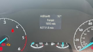 Ford Connect AdBlue level check How to check the AdBlue level on a Ford Transit Connect ￼￼2018 [upl. by Ojibbob970]