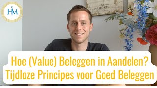 Hoe Ik Beleg in Aandelen Tijdloze Principes in Value Beleggen beleggen aandelen investeren [upl. by Dodwell]