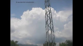 Onweer en erosie Spanje  thunderstorm erosion Spain [upl. by Salot]