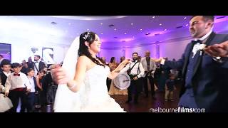 Amazing Turkish and Italian wedding entrance with crazy Lebanese Drummers 9  wwwmelbournefilms [upl. by Anette912]