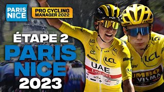 PARIS NICE 2023  ÉTAPE 2  Bazainville › Fontainebleau [upl. by Ateloj484]