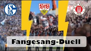 Fangesang Duell  S04 vs VfB vs STP [upl. by Sikata197]