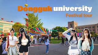 🎸🎶 동국대 캠퍼스 축제 투어 1편  백상대동제  무아지경  Dongguk University festival Tour  4k HDR  KOREA College [upl. by Okomot]