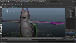 31  Setting up the clavicle controls Cartoon character rigging series [upl. by Annmaria425]